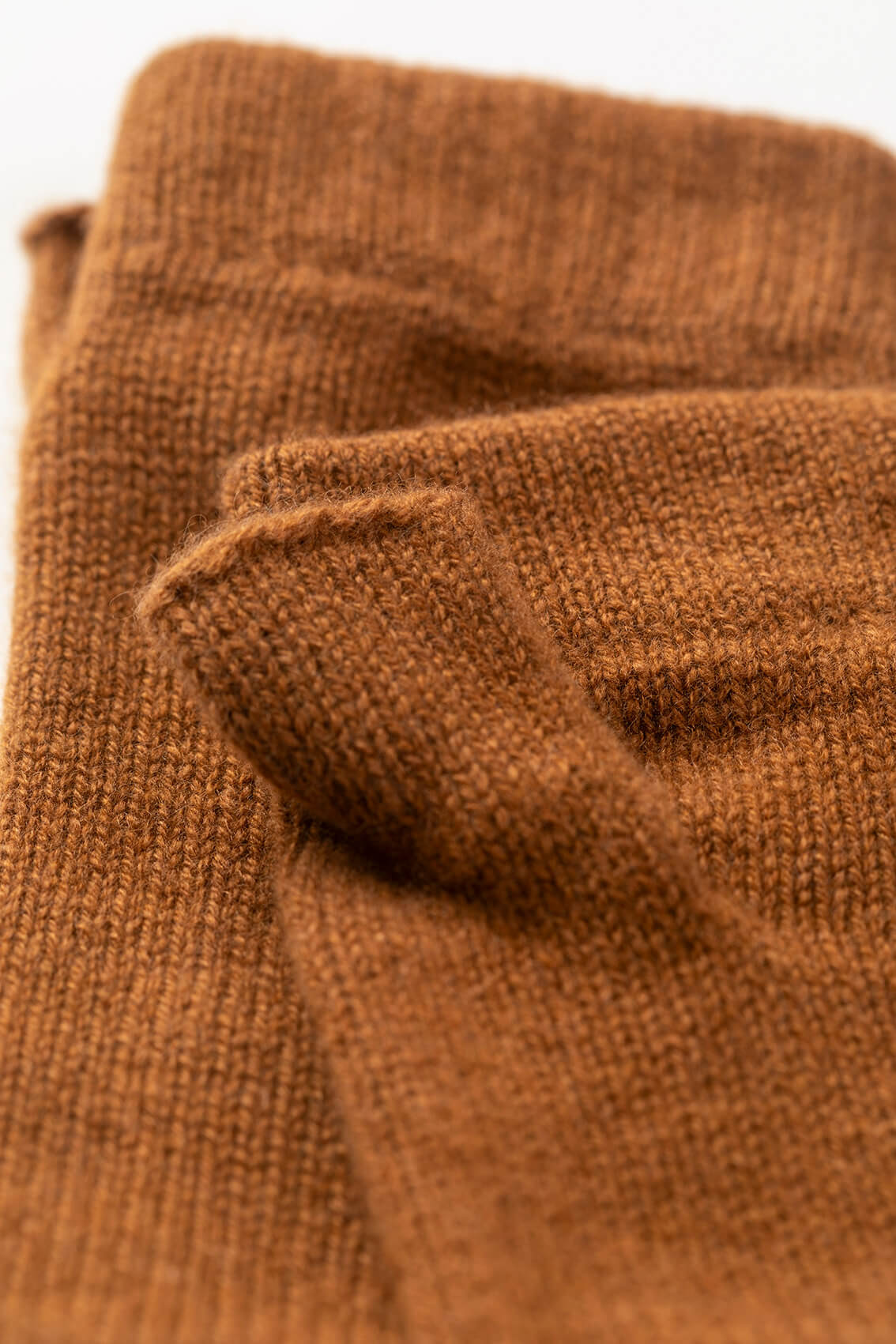 Camel Cashmere Wrist Warmers - 2
