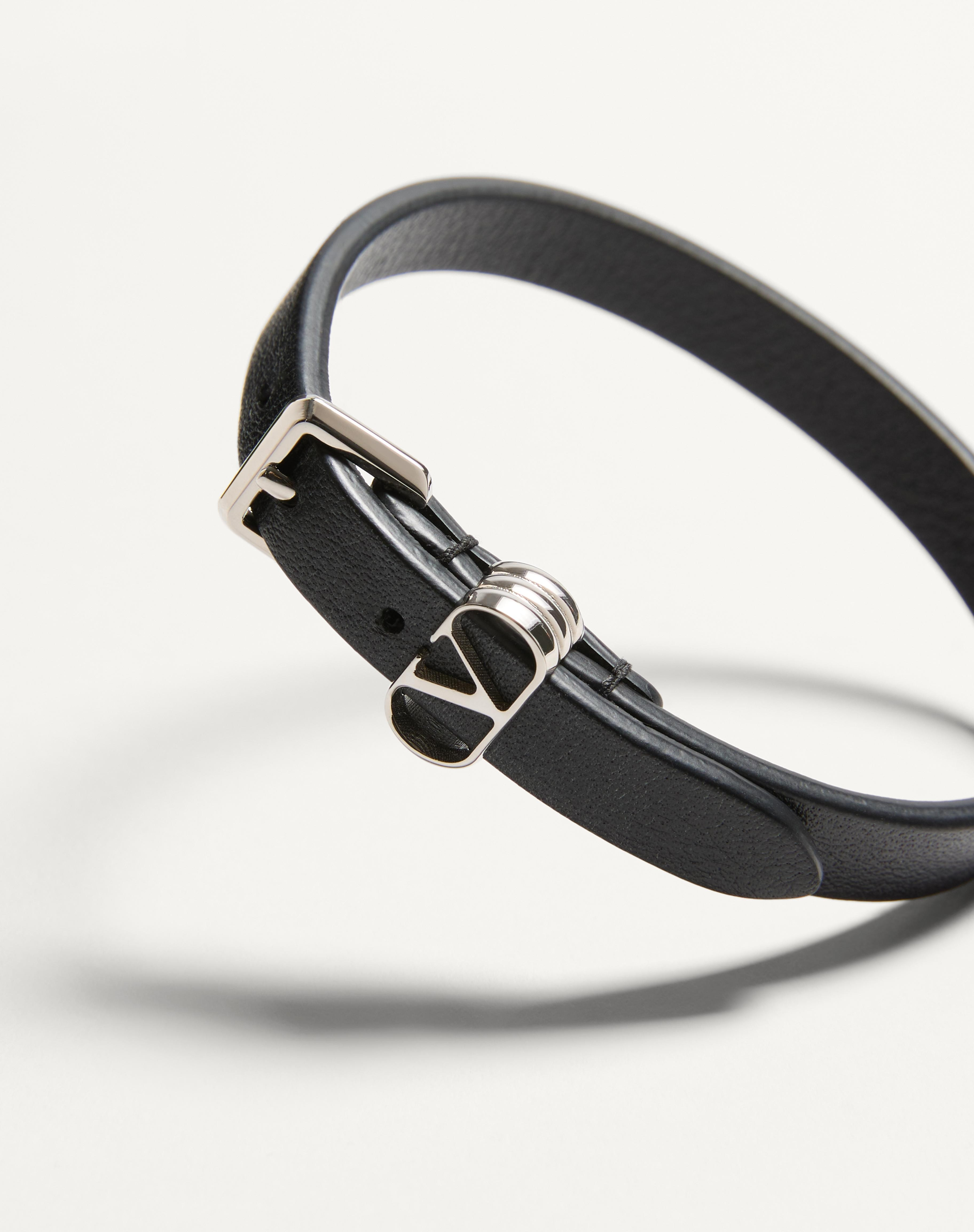 VALENTINO GARAVANI OVALETTE CALFSKIN BRACELET - 3