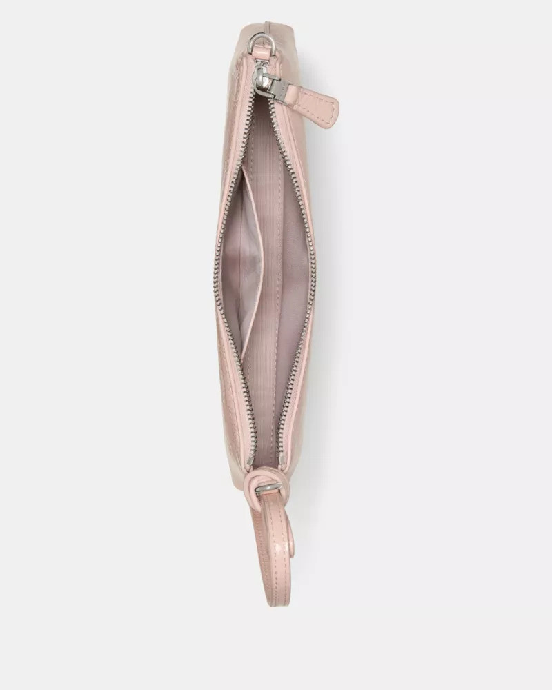 Loop Crinkle Patent Pochette Bag 4