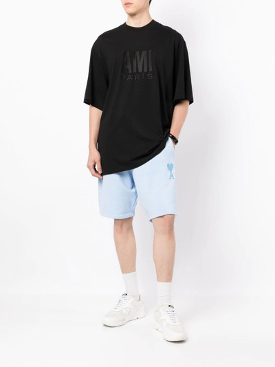 AMI Paris logo-embroidered T-shirt outlook