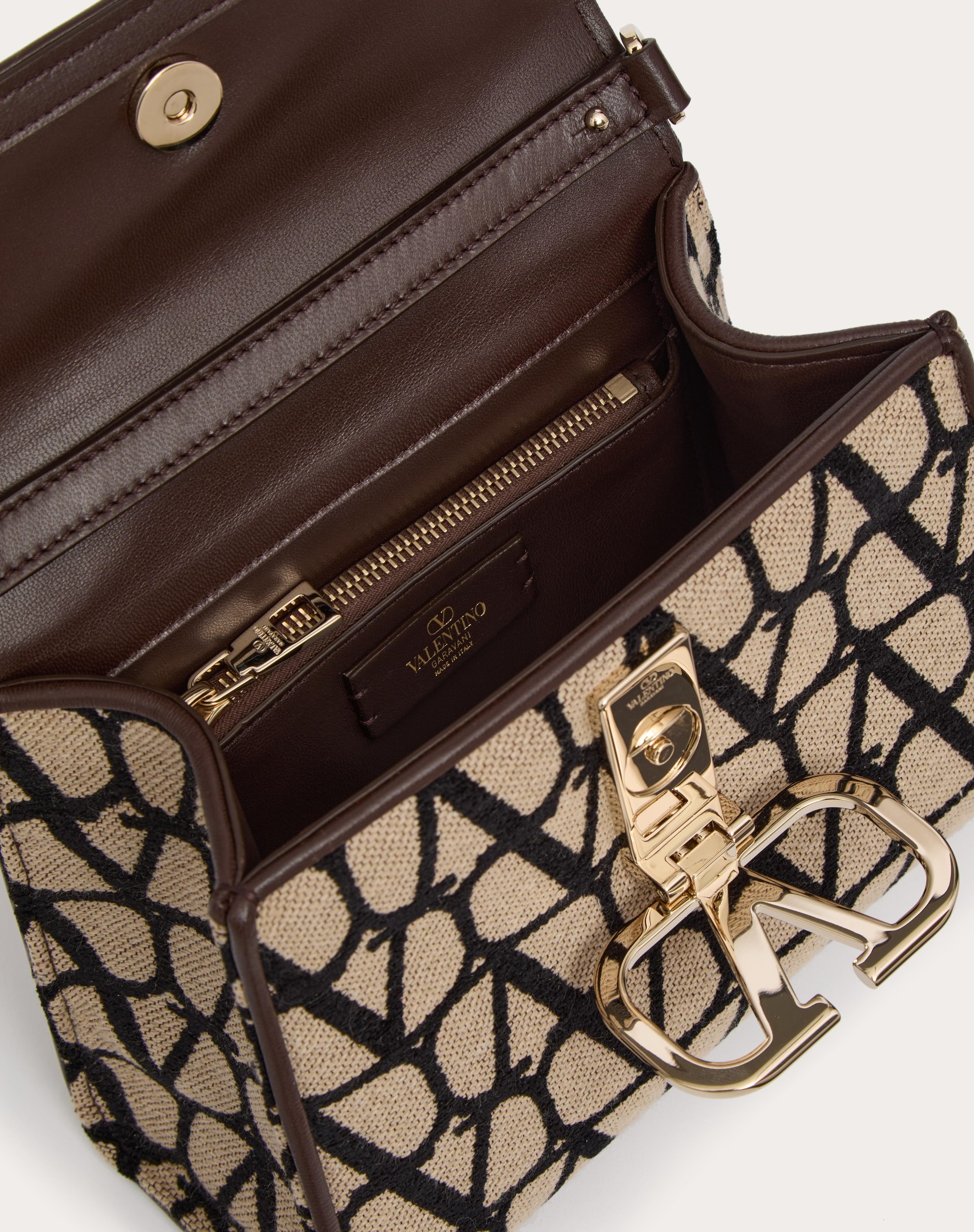 VALENTINO GARAVANI VSLING SMALL TOILE ICONOGRAPHE HANDBAG 4