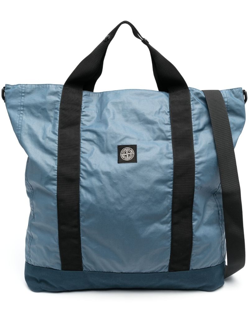 logo-patch tote bag - 1