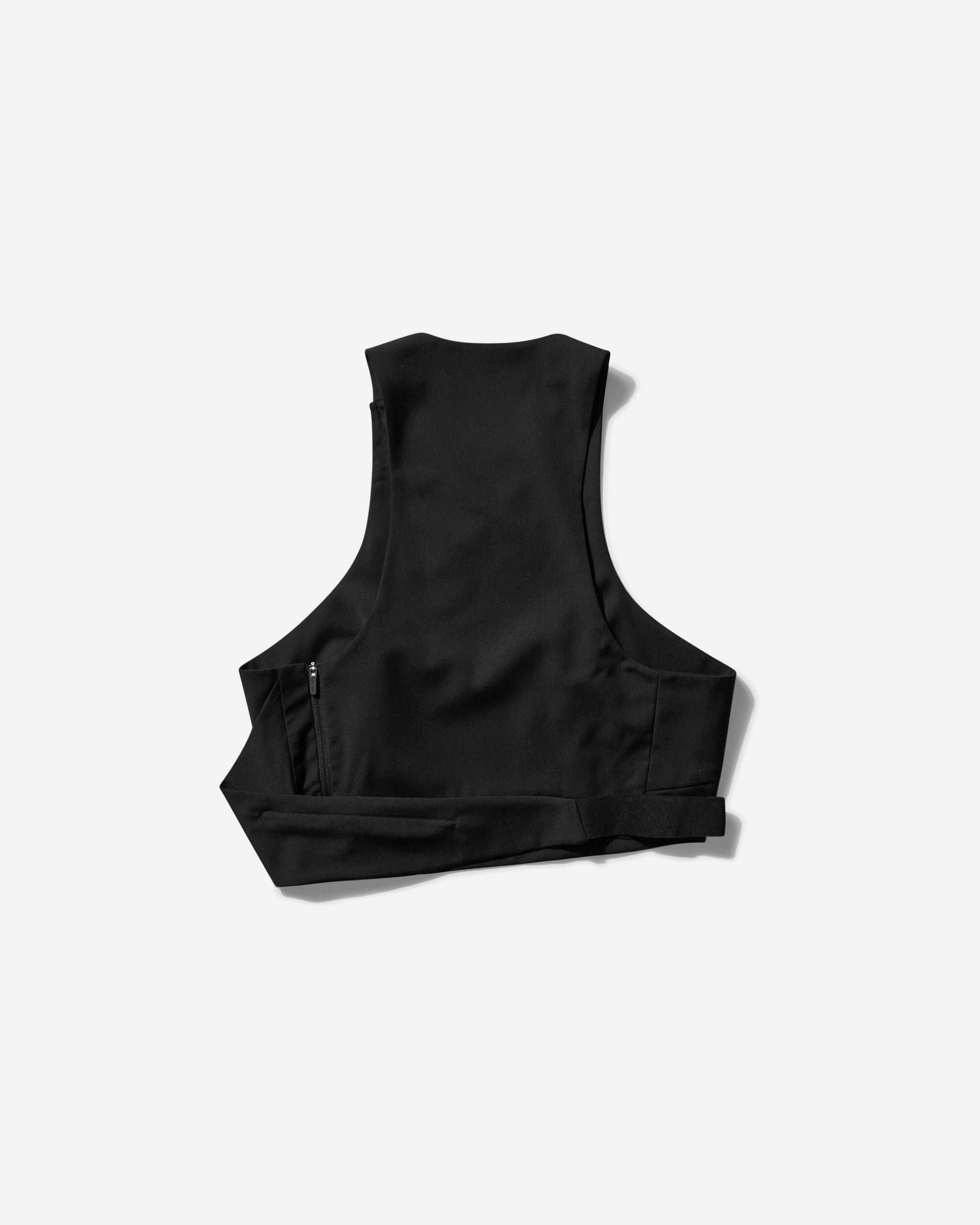 Women's Cinched Halter Top Black - 2