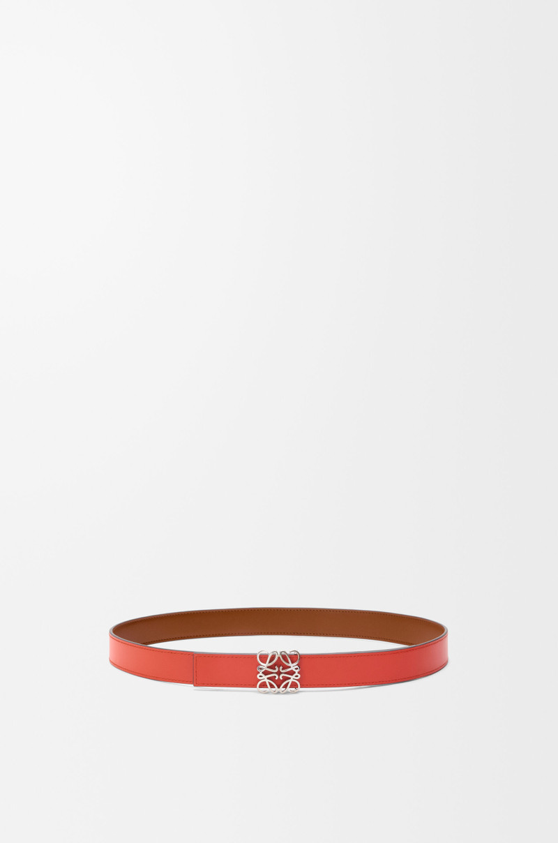 Loewe Reversible Anagram Bombé belt in smooth calfskin outlook