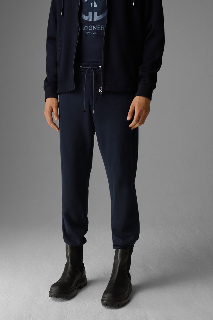 Riley Knitted jogging pants in Navy blue - 2
