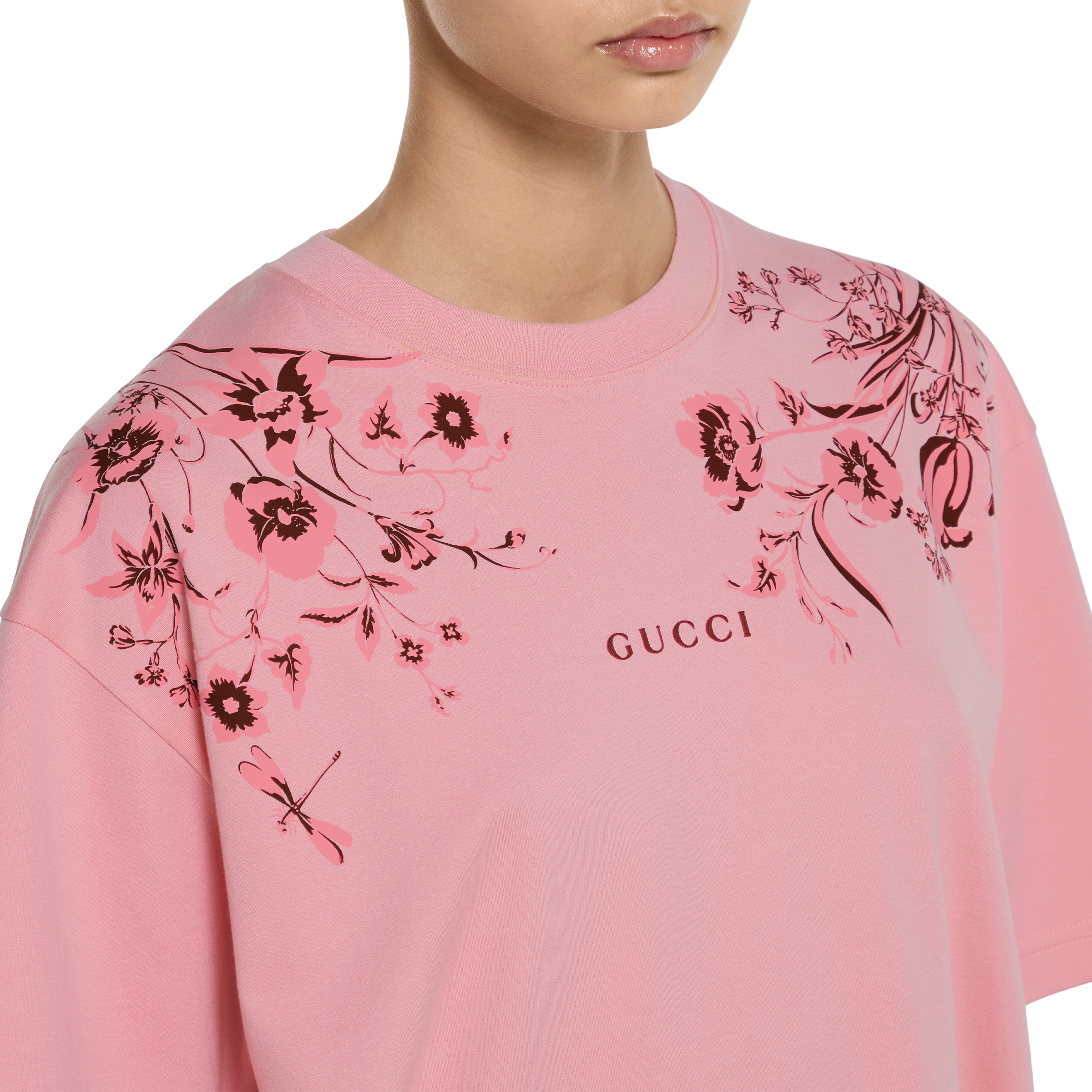 Soft cotton jersey T-shirt with print - 5
