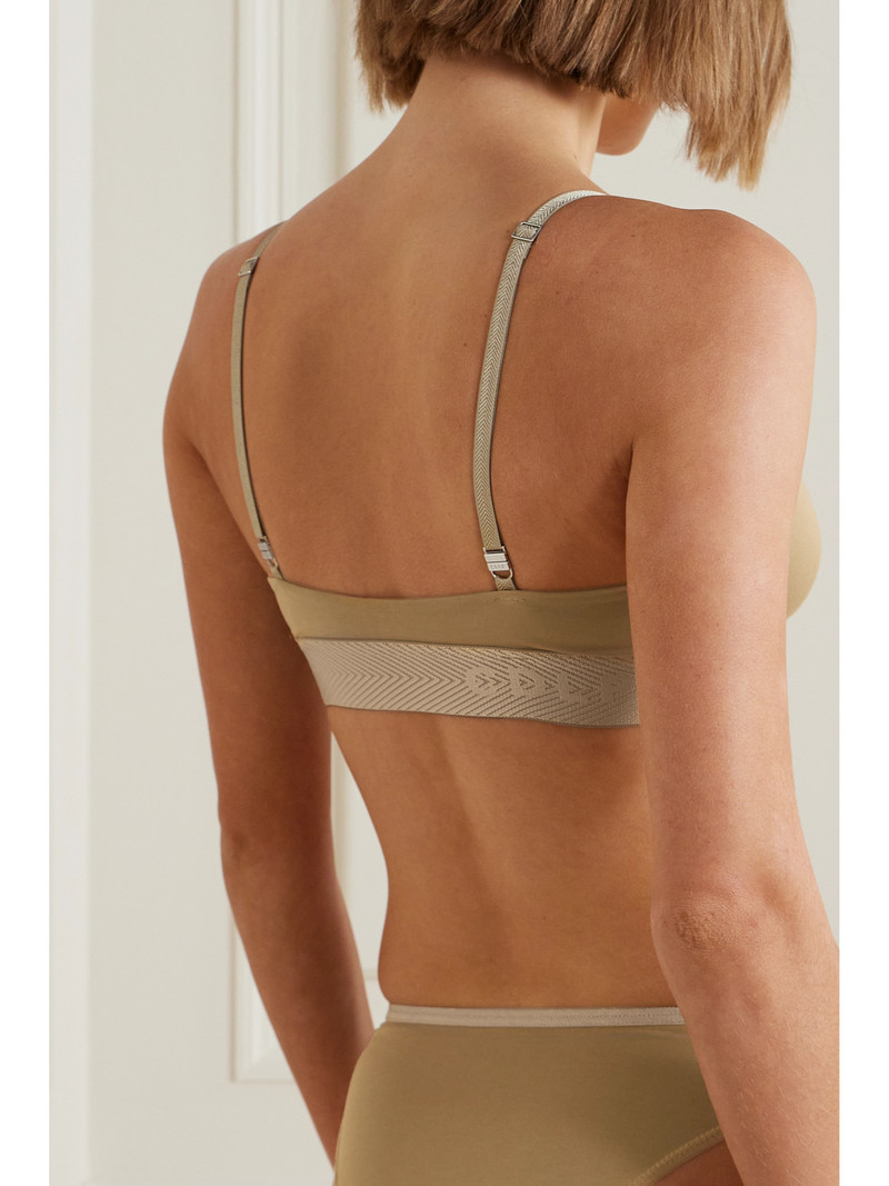 CDLP + Net Sustain Stretch-tencel Lyocell Soft-cup Triangle Bra outlook