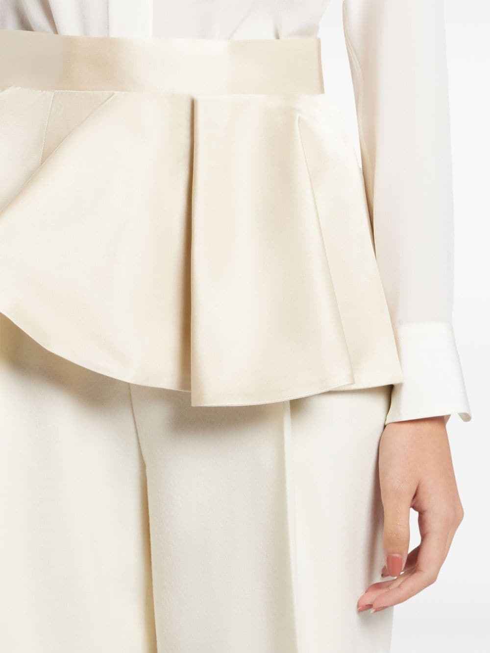 asymmetric ruffled belt - 5
