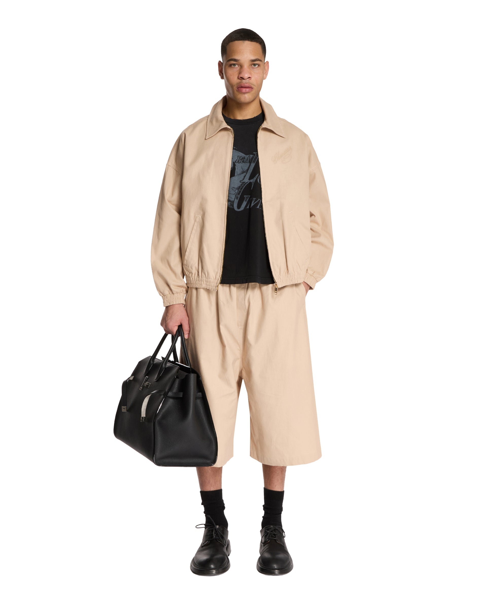 Beige Zip Jacket - 2