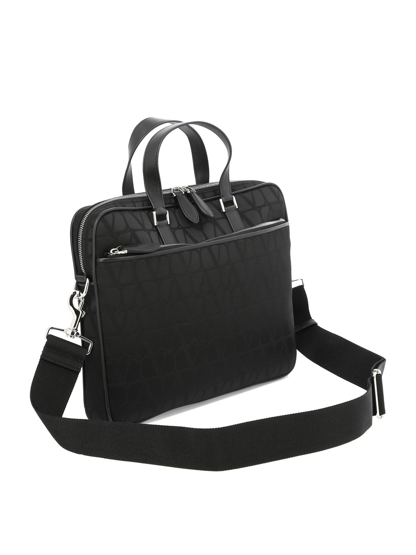 Work Bag In Toile Iconographe Technical Fabric Handbags Black - 2