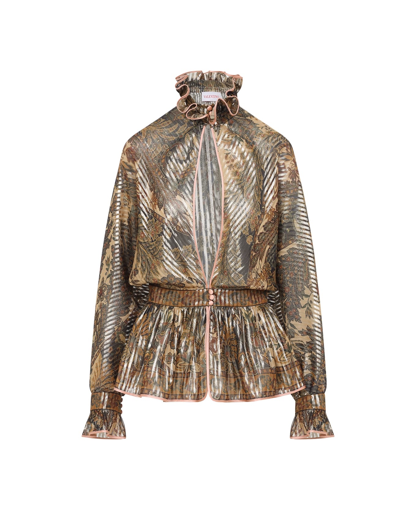 Printed Pekin Blouse - 2