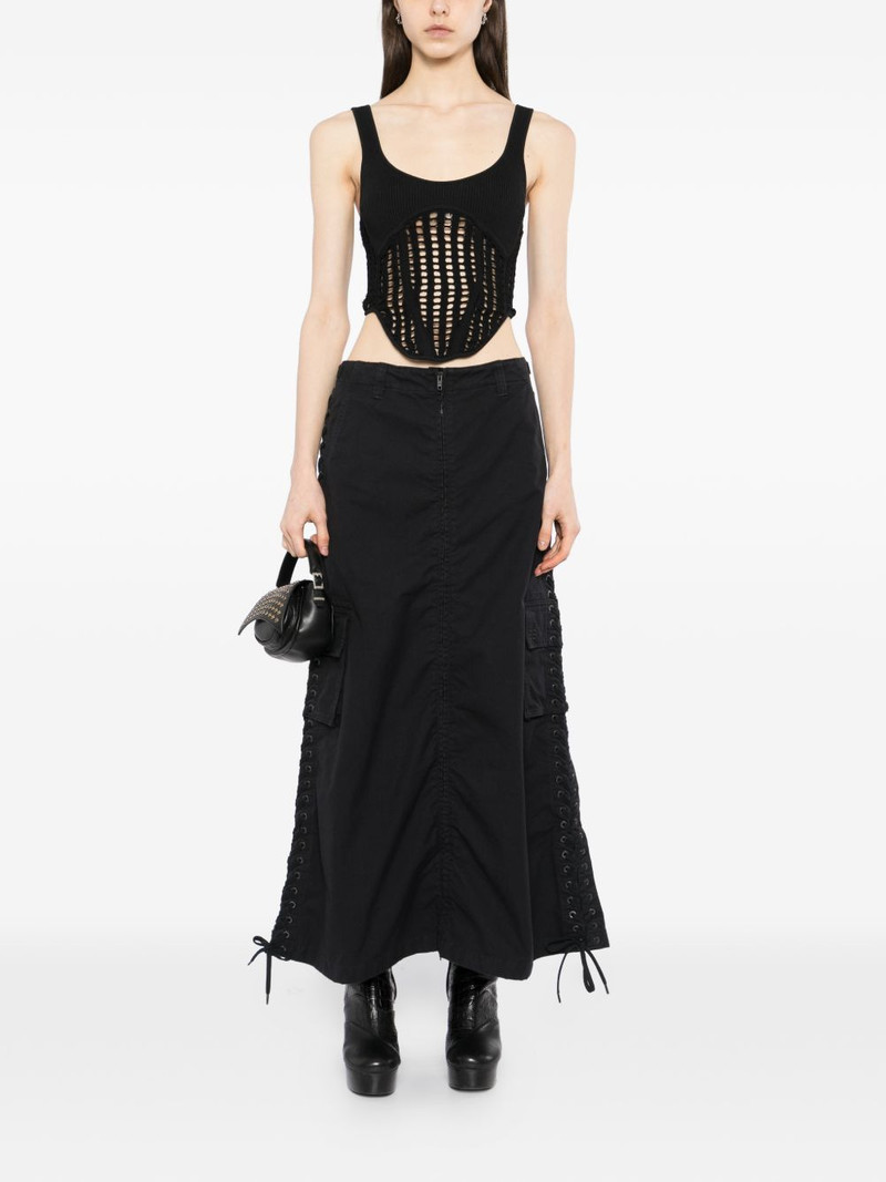 BALENCIAGA cargo drawstring skirt outlook