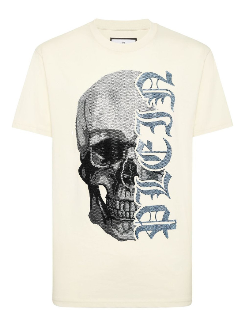skull-embellished T-shirt 1