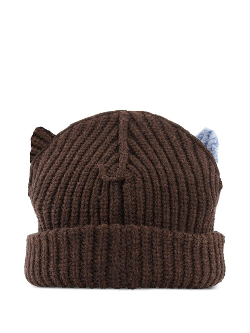 CHARLES JEFFREY LOVERBOY Chunky Ears beanie hat outlook