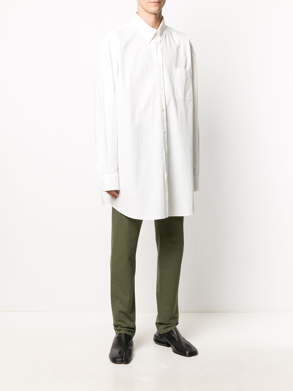 oversized cotton shirt - 3