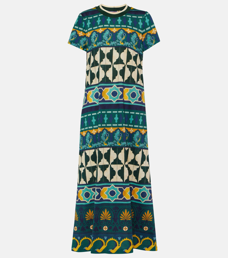 Sporty Swing printed cotton midi dress - 1