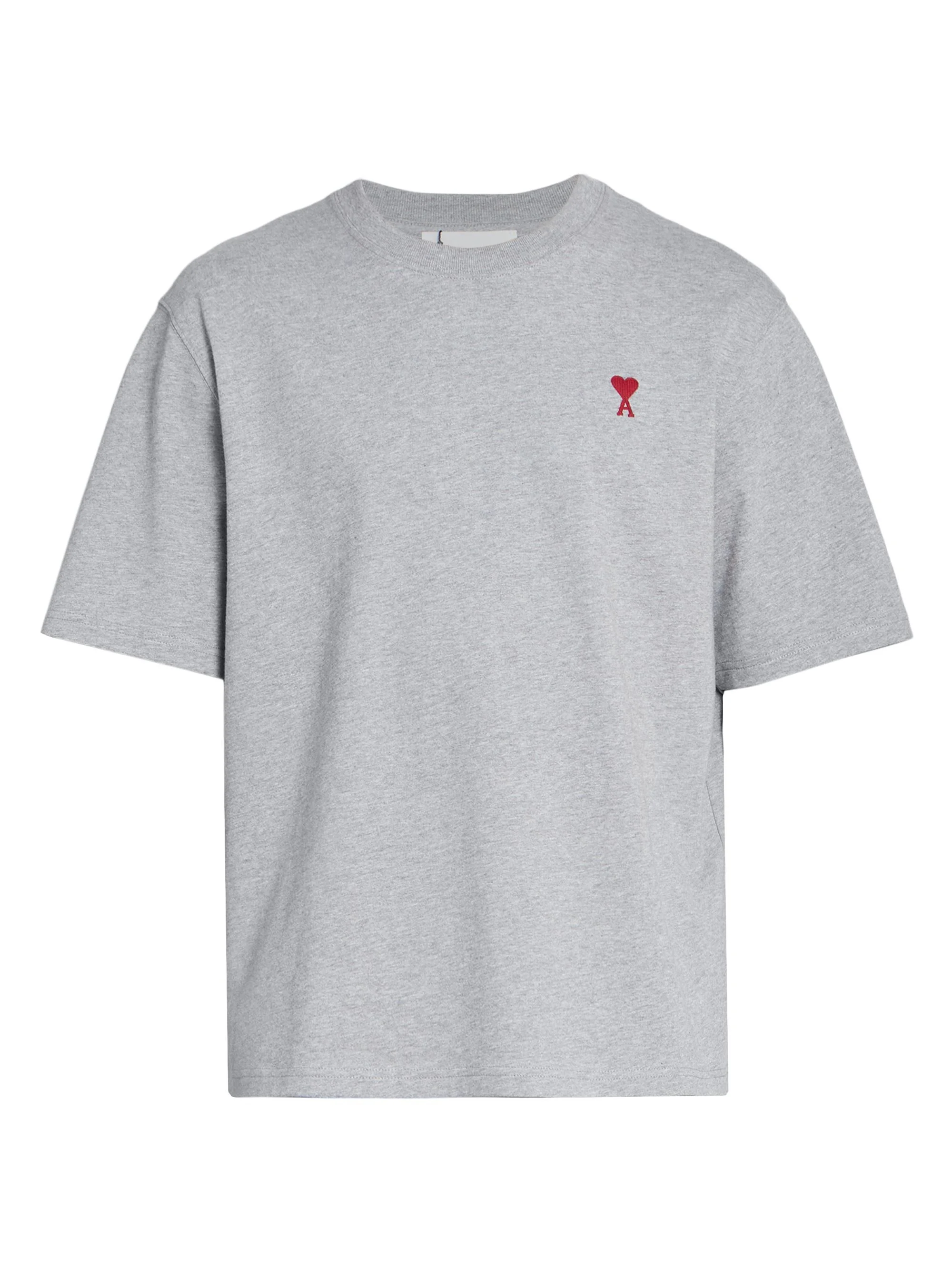 Men's Ami De Coeur Crewneck T-Shirt - Grey - 1