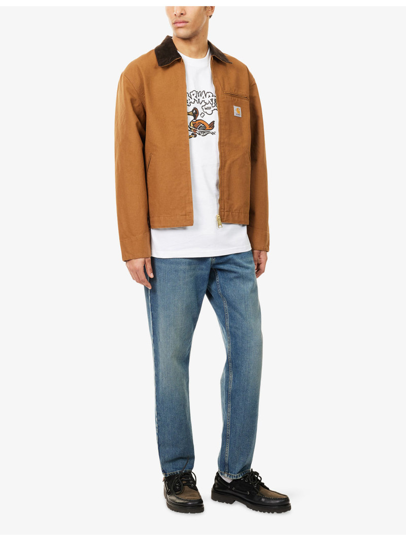 Carhartt Detroit Summer Logo-Patch Cotton Jacket outlook