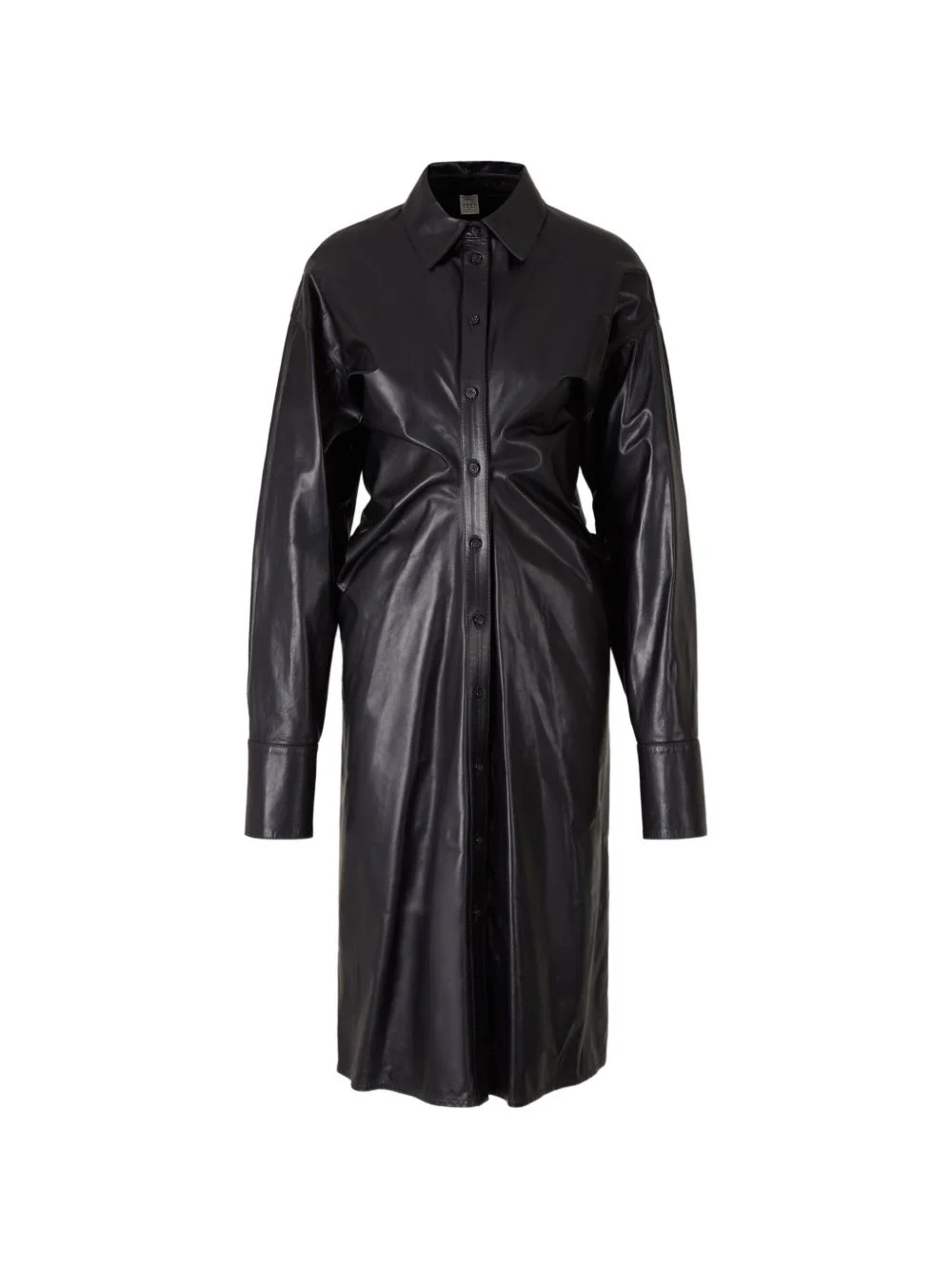 long-sleeves midi dress - 1