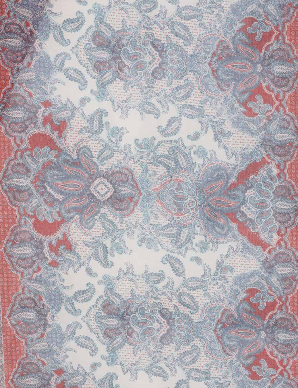 SILK COTTON NECK SCARF - 4