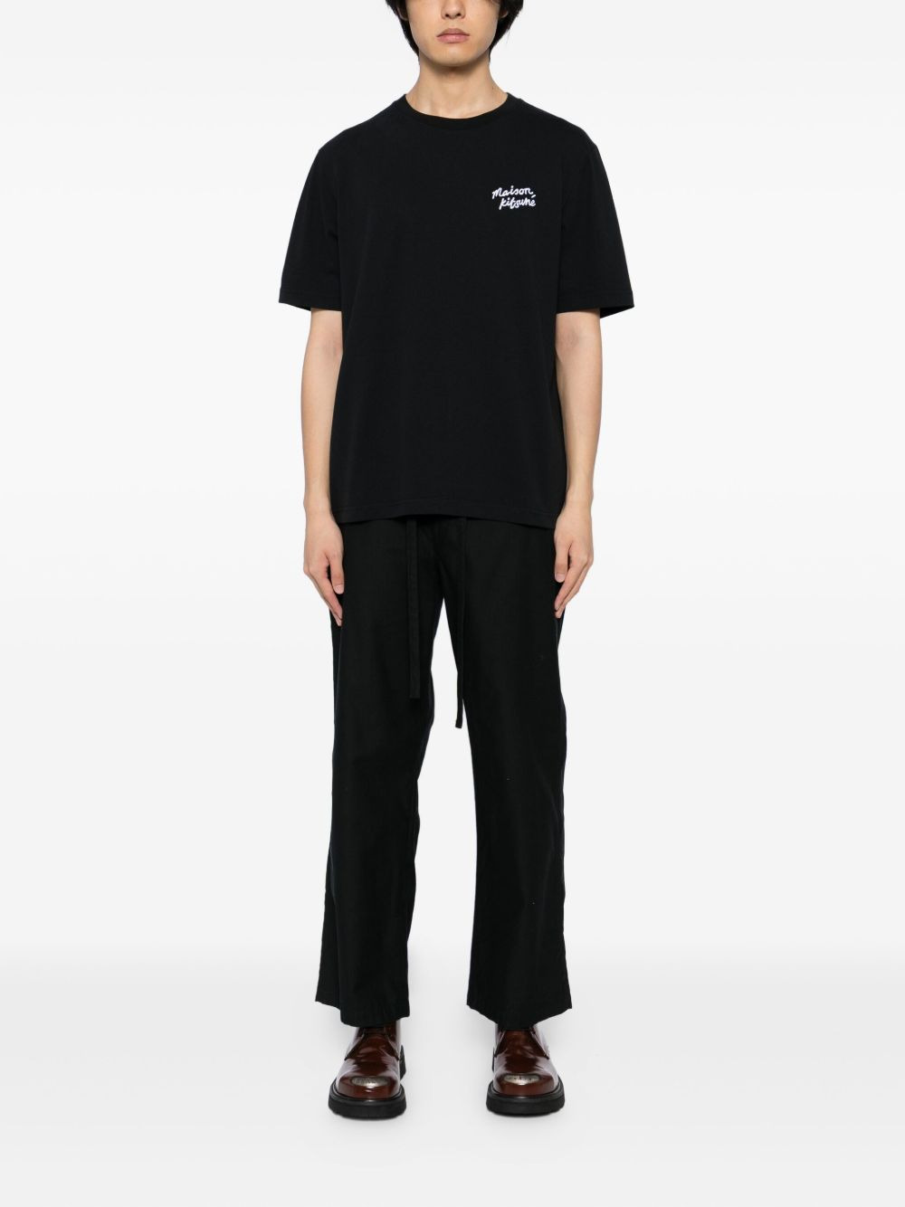Handwriting Embroidered T-shirt - 2