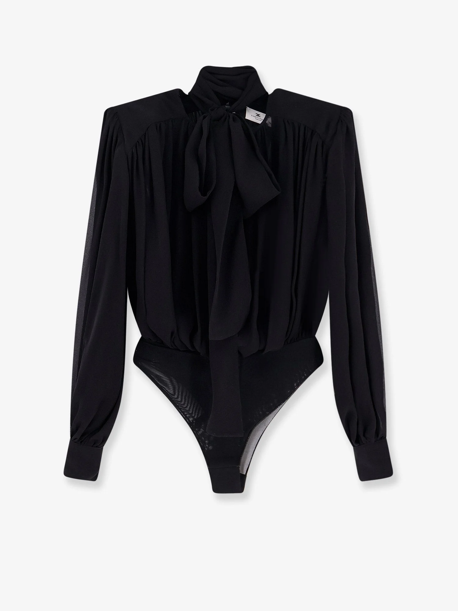 Elisabetta Franchi Silk Shirt With Body Detail - 1
