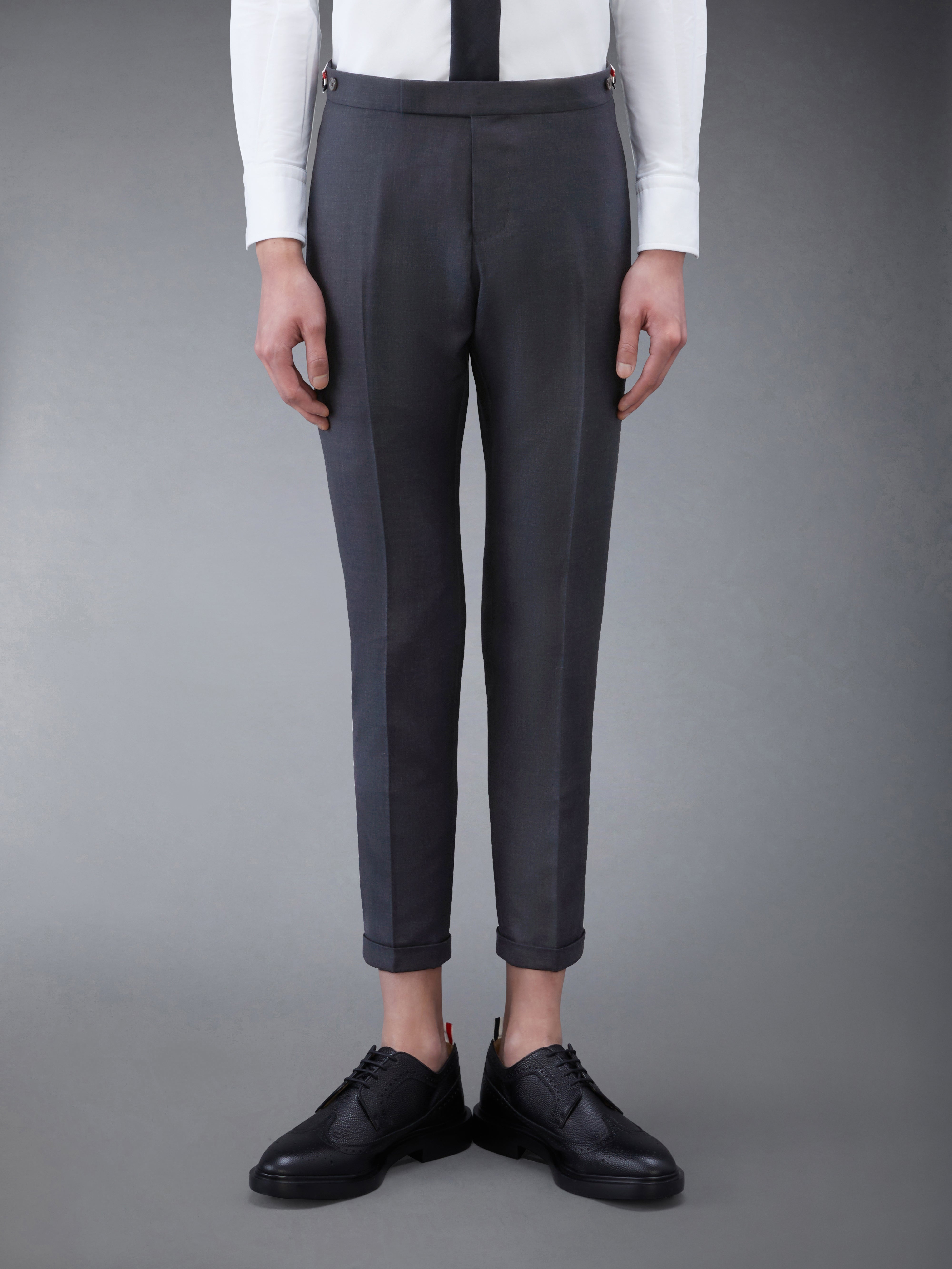 TWILL HIGH ARMHOLE SUIT AND TIE - 6