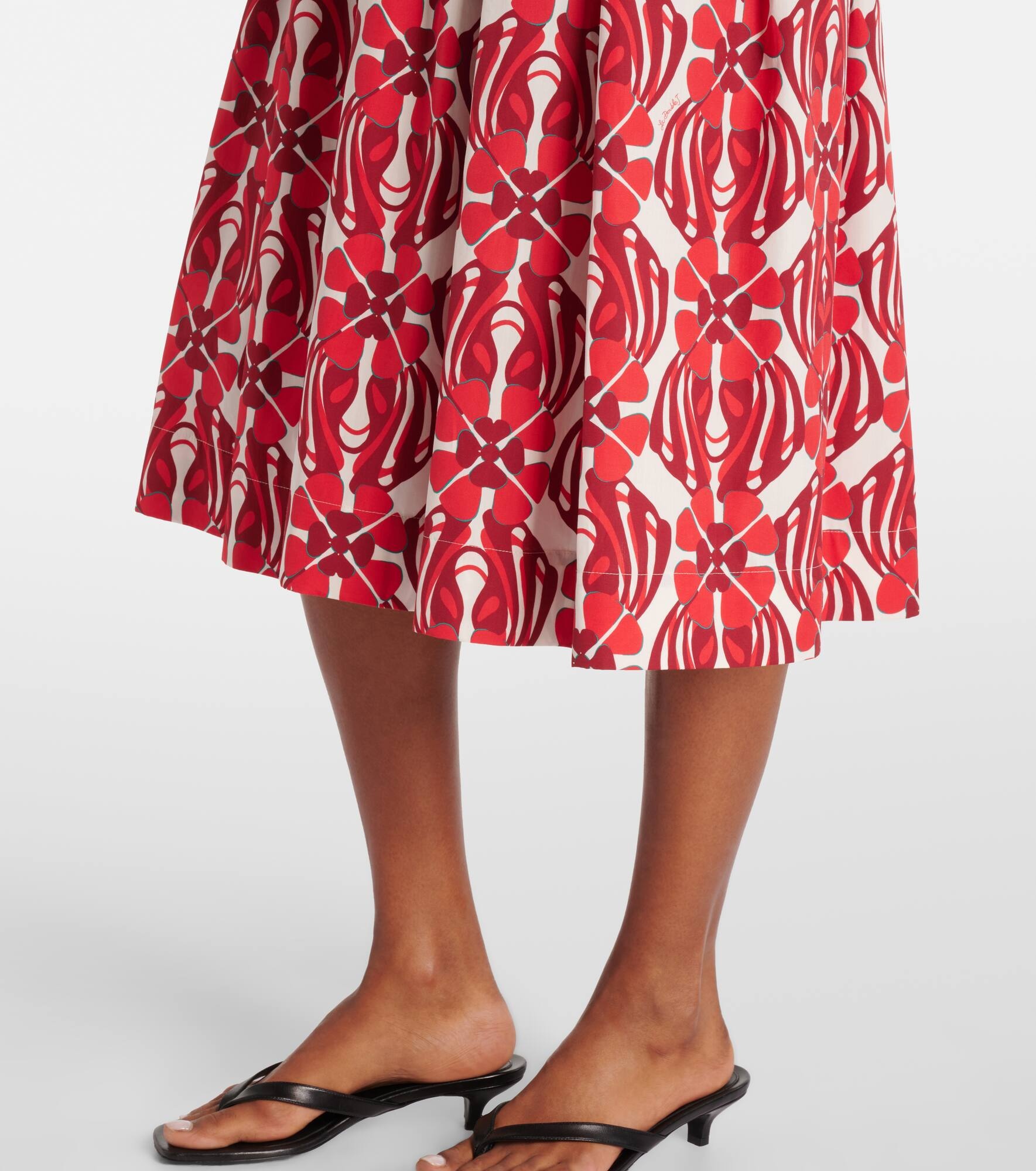 Libertine printed cotton shirt dress - 5