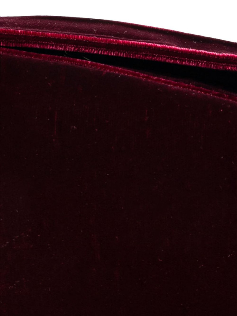 Ara velvet-effect zip clutch Bag 4