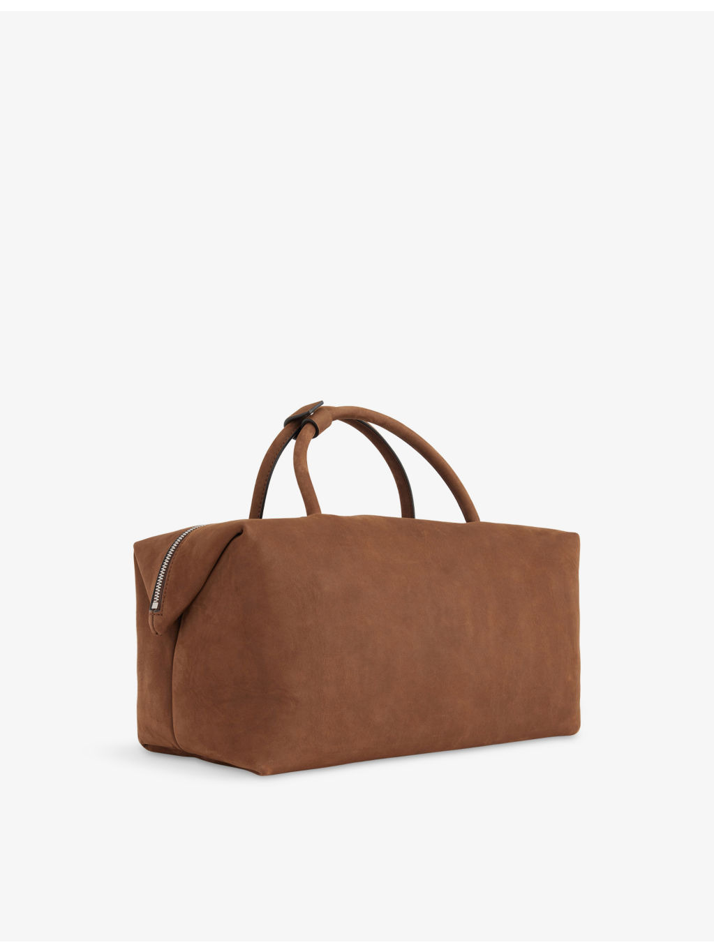 Brand-Embossed Large Nubuck-Leather Tote Bag - 5