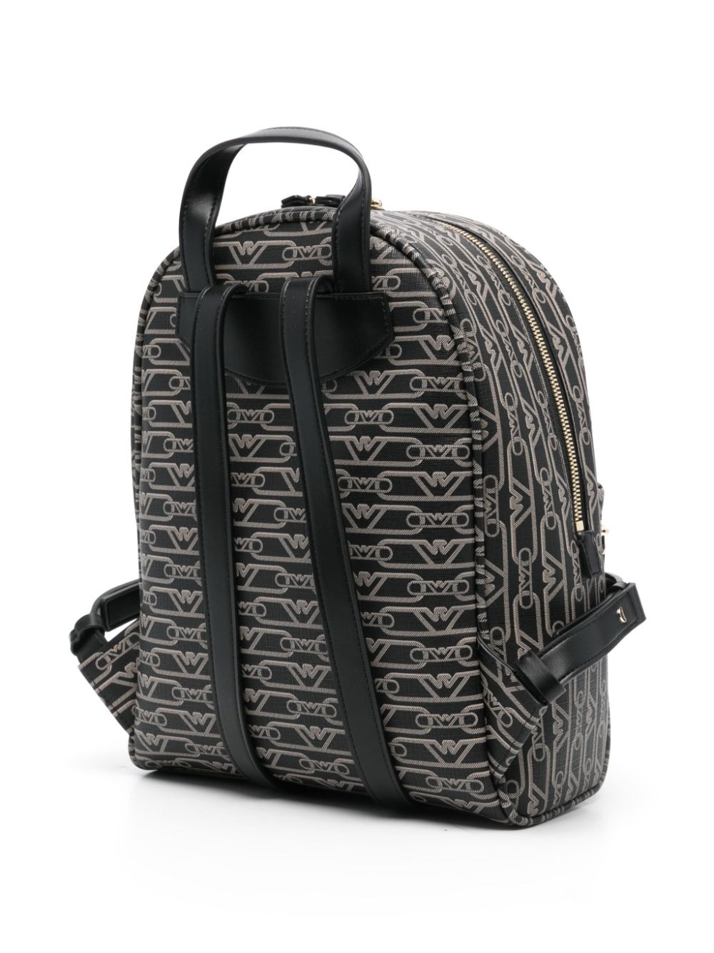 logo-print backpack - 3