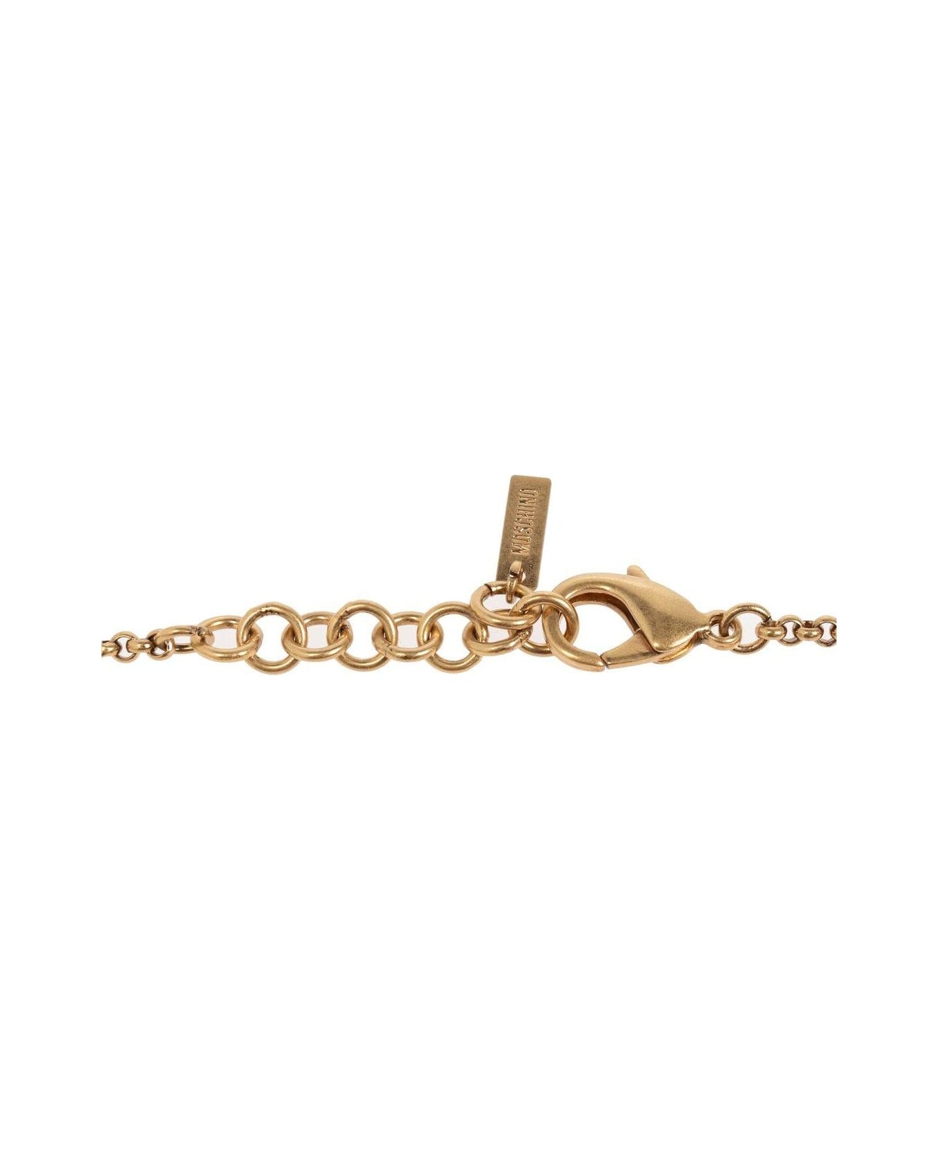 Logo Lettering Charm Detailed Necklace - 2