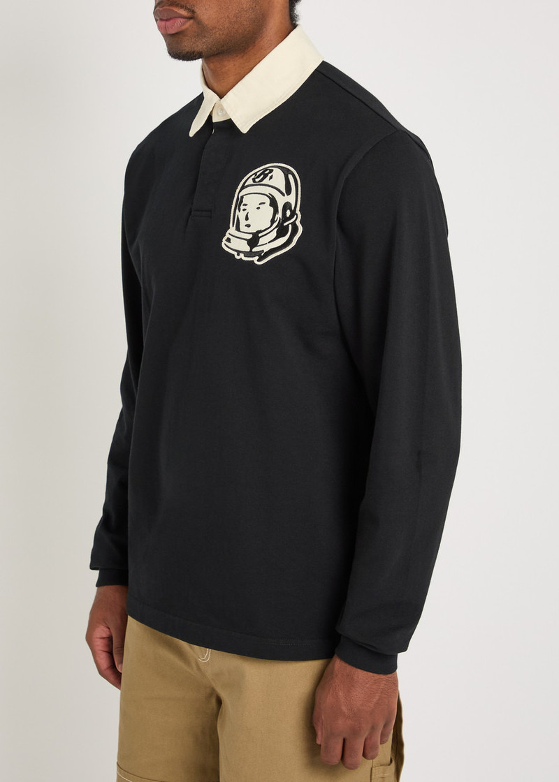 BILLIONAIRE BOYS CLUB Billionaire Boys Club Appliquéd Cotton Rugby top outlook