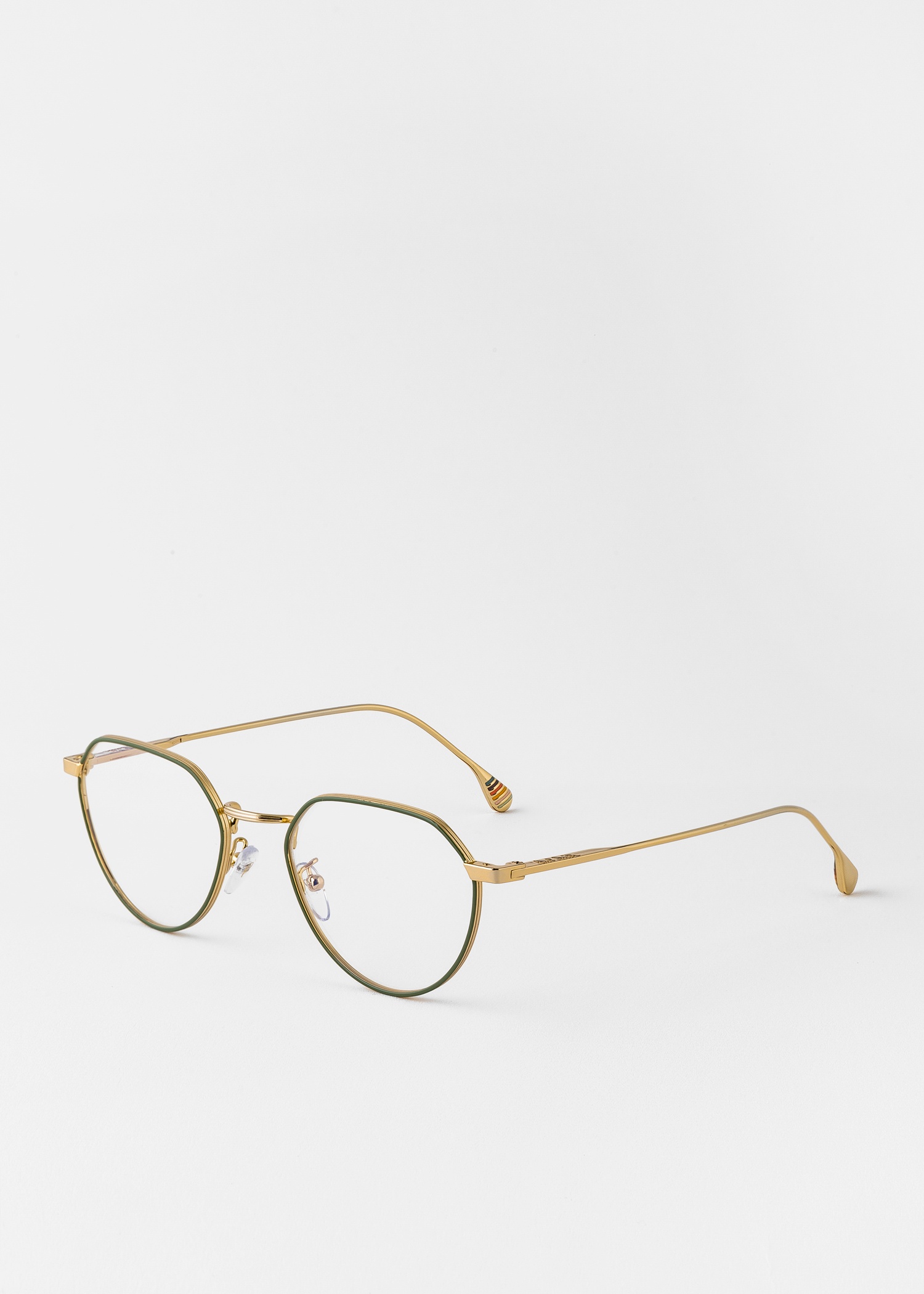 Gold & Green 'Fisher' Spectacles - 2