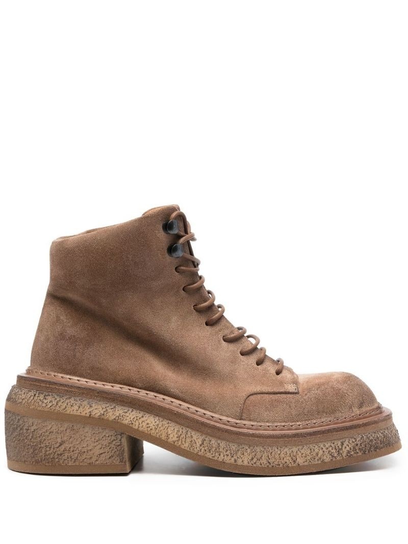 ankle lace-up fastening boots - 1