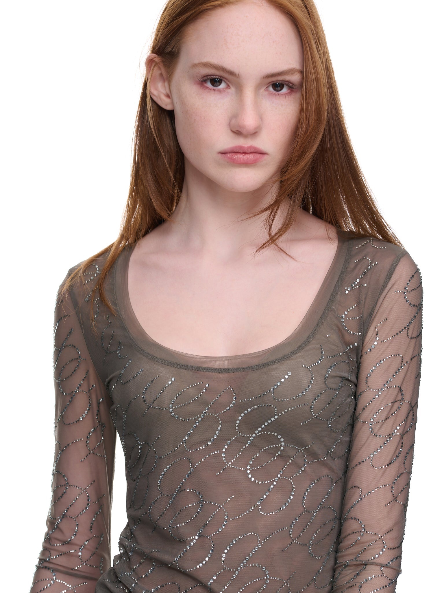 Rhinestone Logo Top - 4