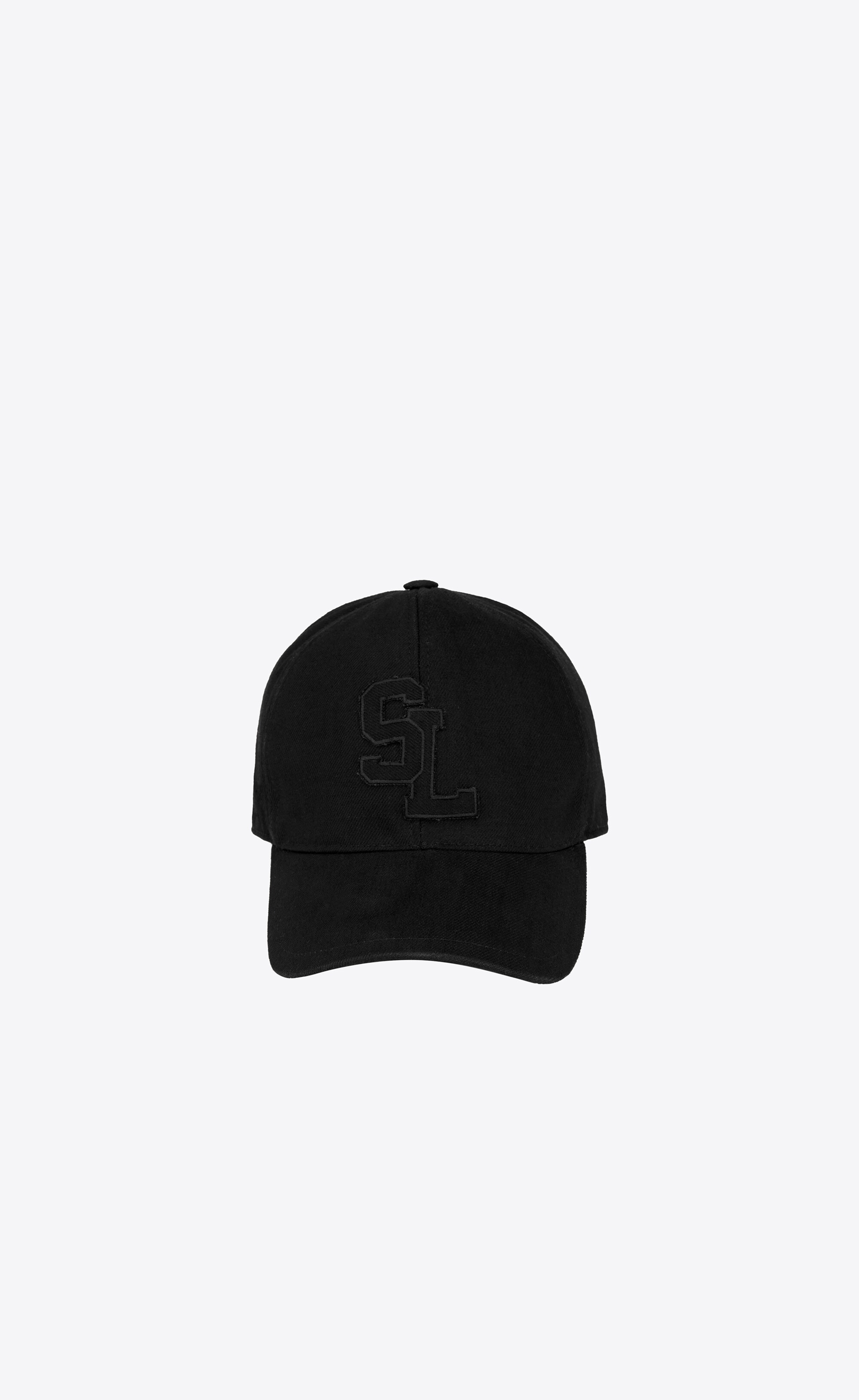 sl baseball cap in cotton canvas - 1