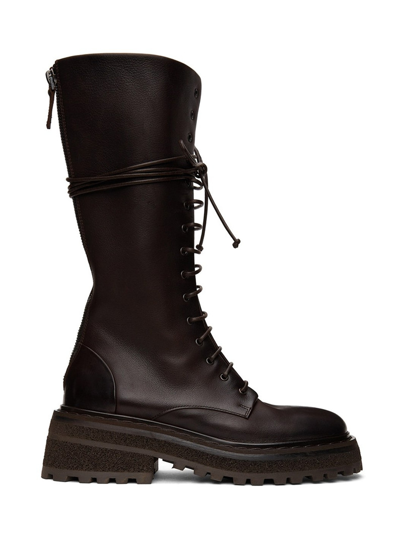 Brown Carro Mid-Calf Boots - 1