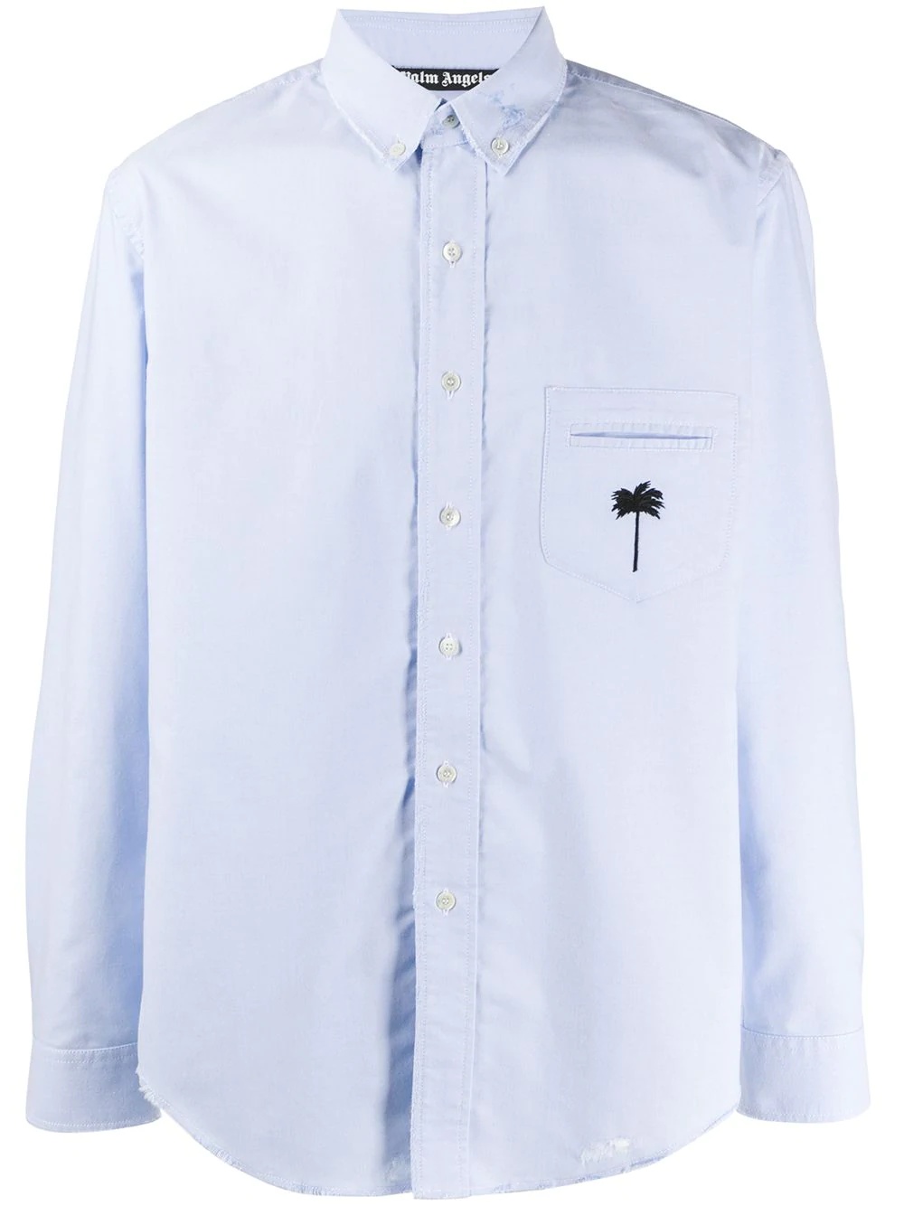 embroidered Oxford shirt - 1