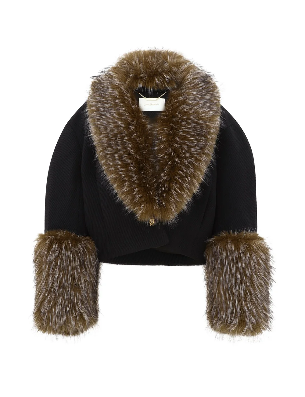 VALIANT FAUX FUR COLLAR JACKET - 1