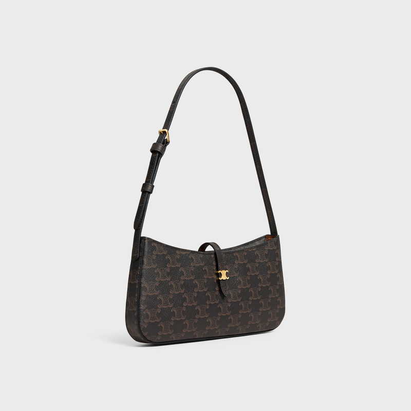 CELINE TINA SHOULDER BAG IN Triomphe canvas outlook