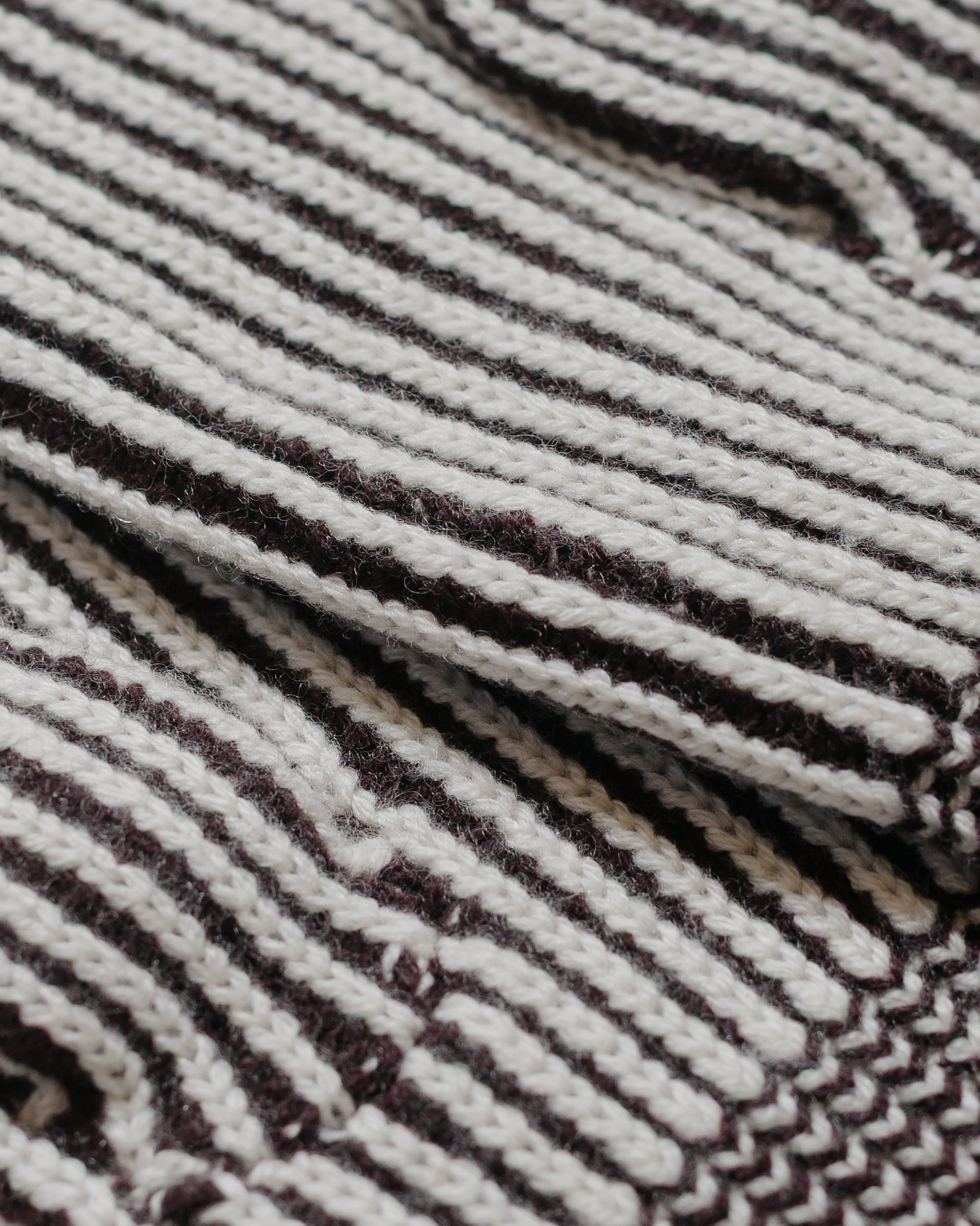 Cashmere Rib Mitten Light Brown - 2