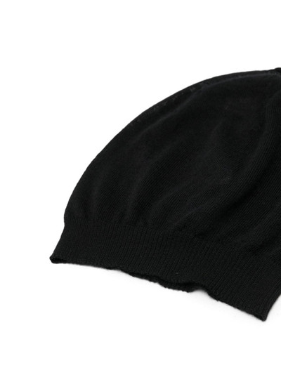 Rick Owens fine-knit cashmere beanie outlook