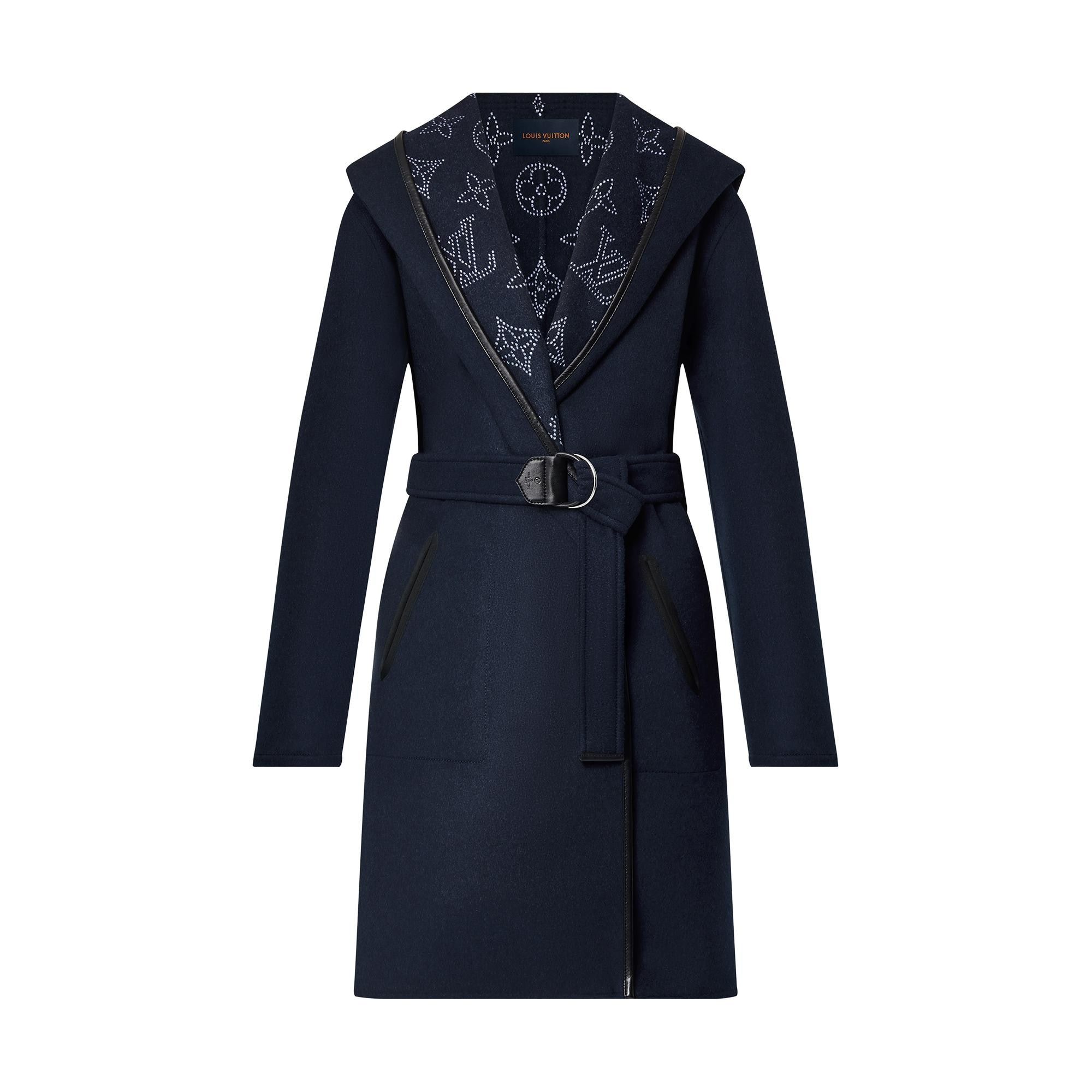 Reversible Mahina Monogram Wrap Coat - 1