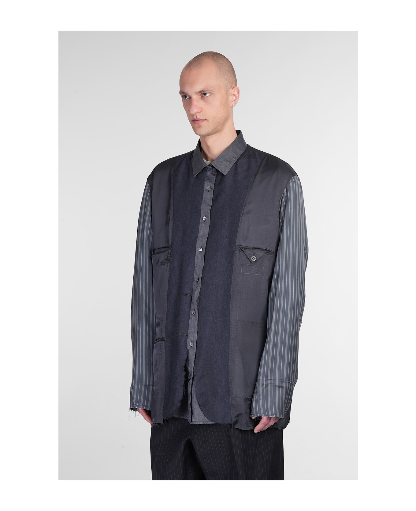 Casual Jacket In Multicolor Wool - 4