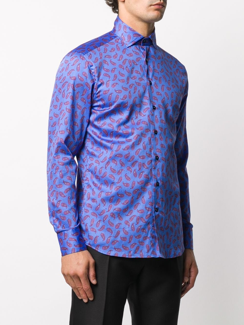 paisley print cotton shirt - 3