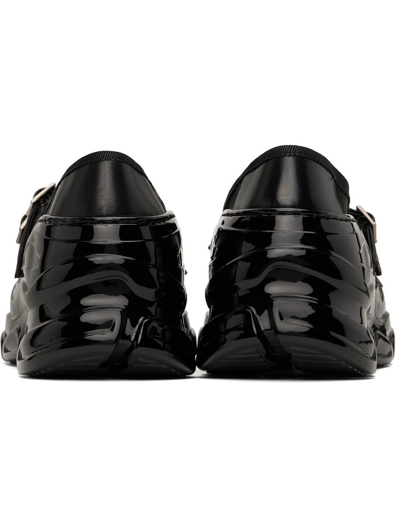 Black Mesh Tracker Ballerina Flats 2