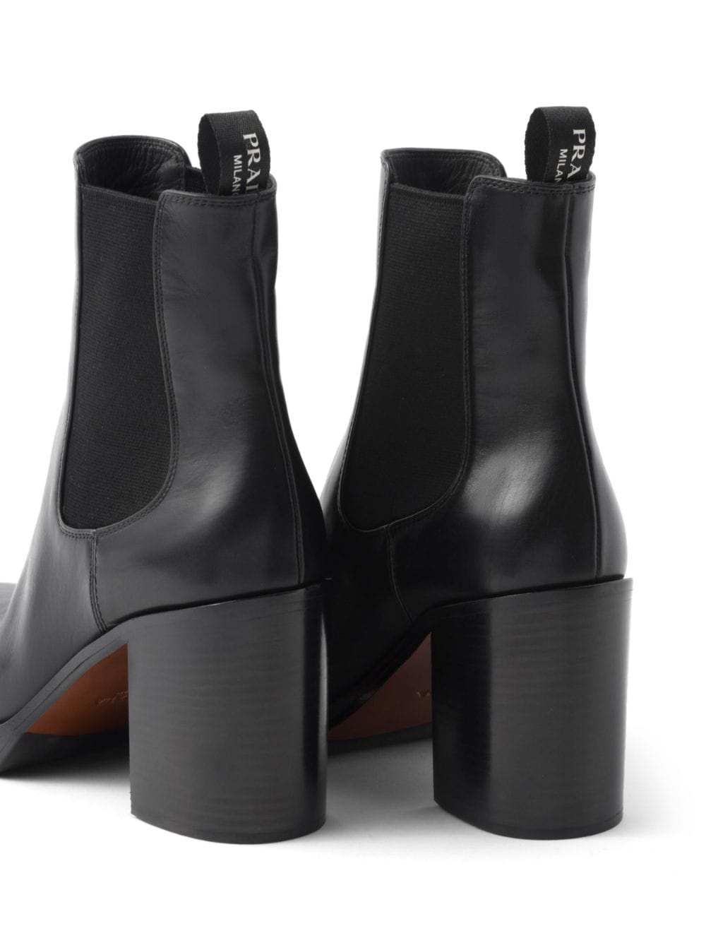 brushed leather 85mm ankle boots - 6