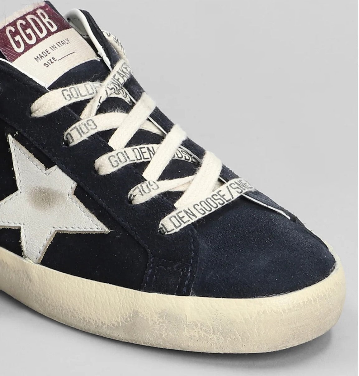 WOMEN'S SUPER-STAR SUEDE SNEAKERS (BLUE/WHITE/SILVER) - 2