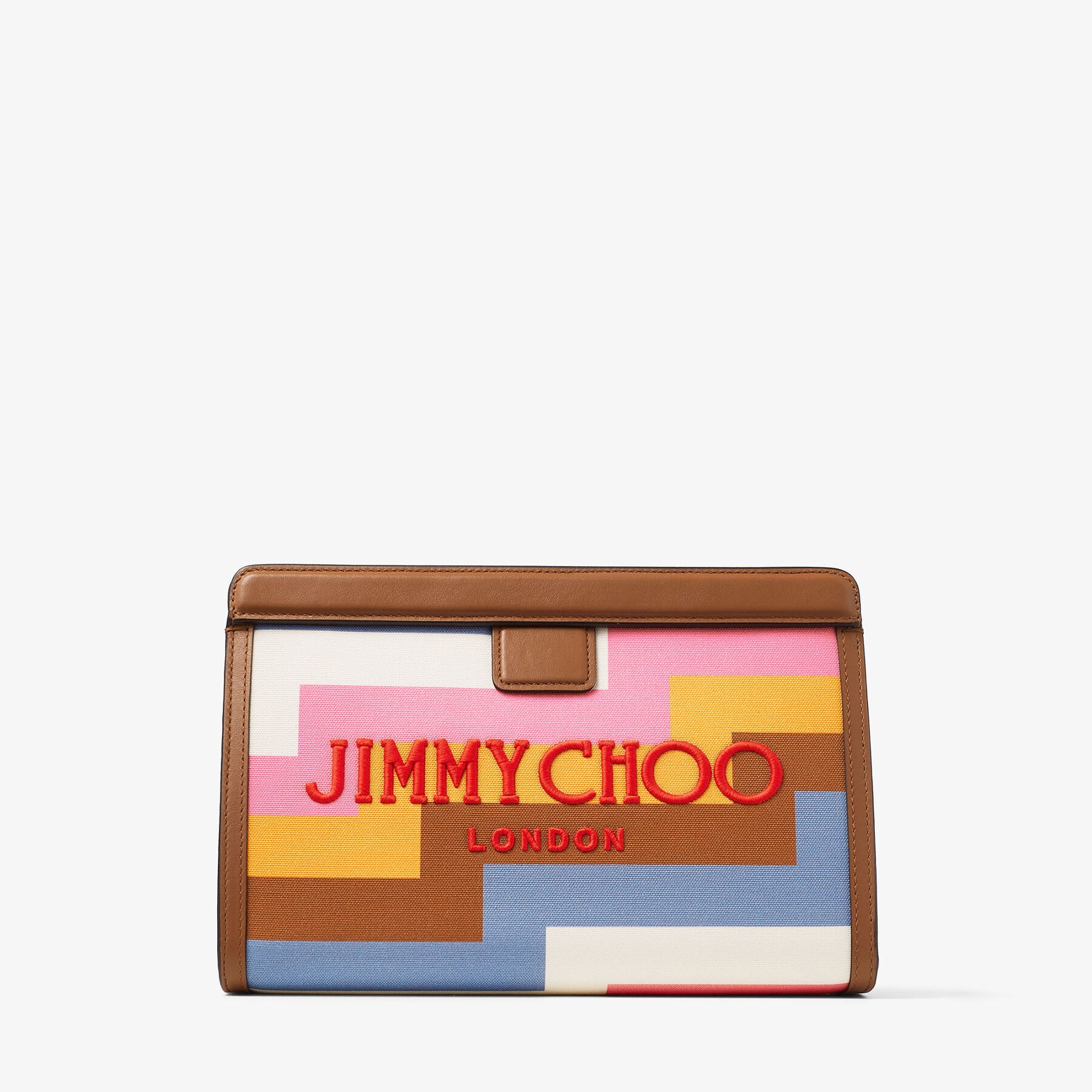 Avenue Pouch
Multi Avenue Print Canvas Pouch with Embroidered Logo - 1